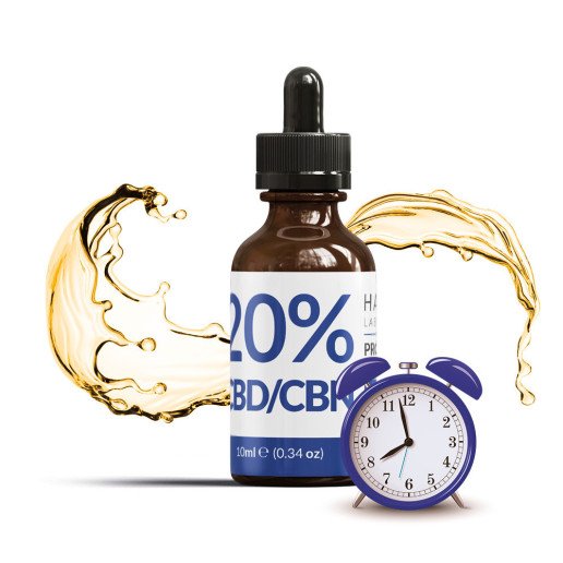 Huile de CBD + CBN 20% - Pour insomnie - FullSpectrum - Harvest Laboratoires