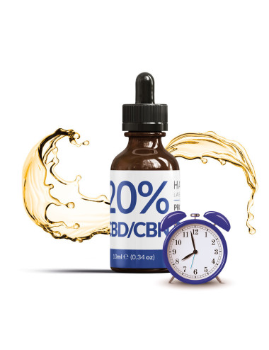 Huile de CBD + CBN 20% - Pour insomnie - FullSpectrum - Harvest Laboratoires