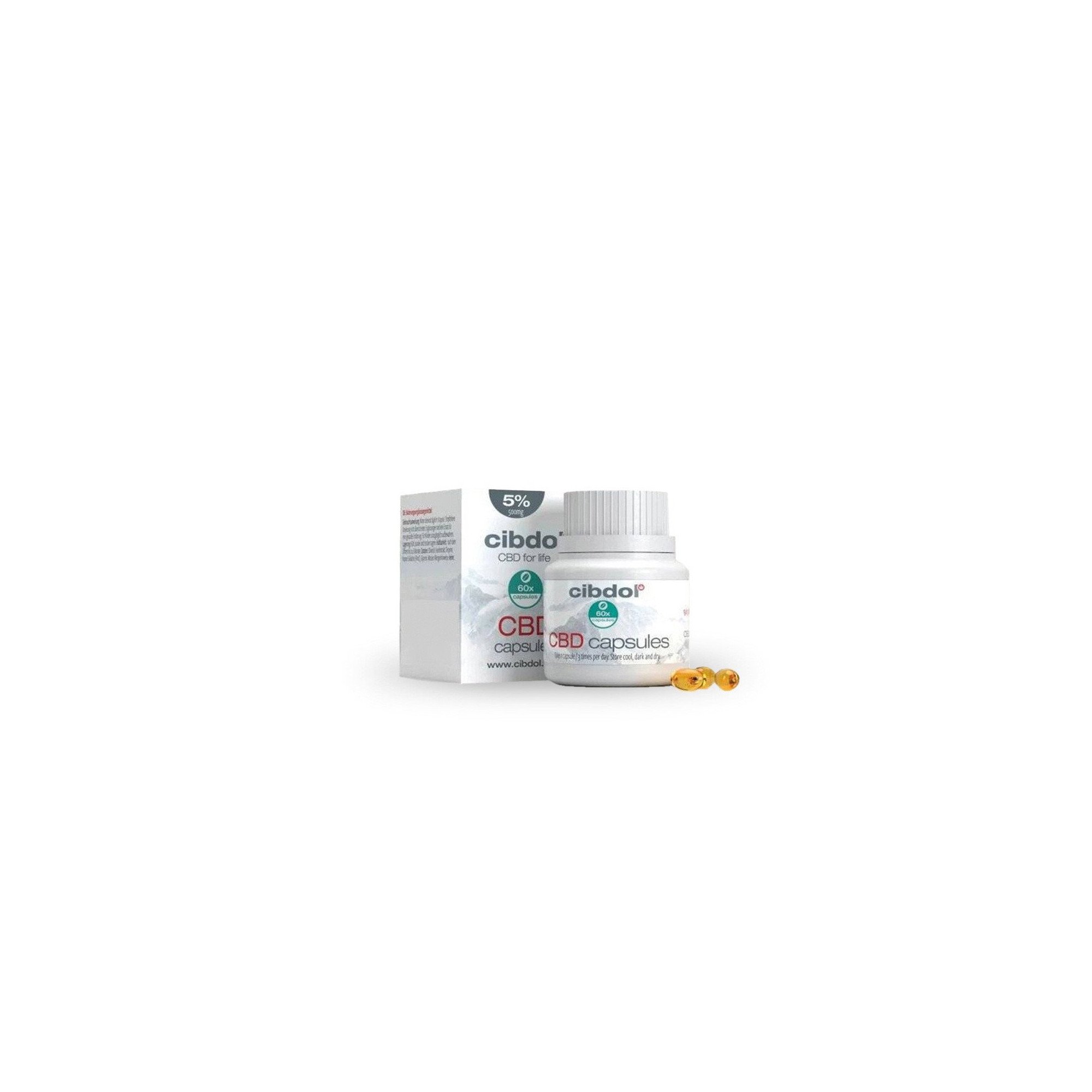 Gélules / Capsules Cibdol CBD 5% (x60) Gélules / Capsules Cibdol CBD 5% (x60)