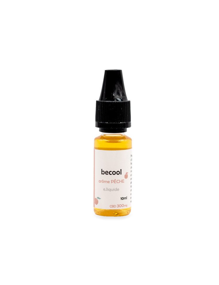 E-Liquide 300mg CBD - Arôme Pêche /thé vert chez cbd.fr