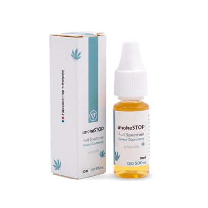 E-Liquide 500mg CBD - SmokeStop Cannatonic dispo sur cbd.fr