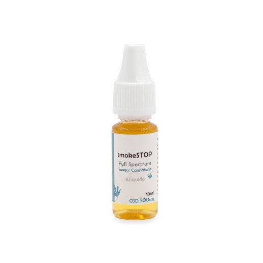 E-Liquide 500mg CBD - SmokeStop Cannatonic chez cbd.fr