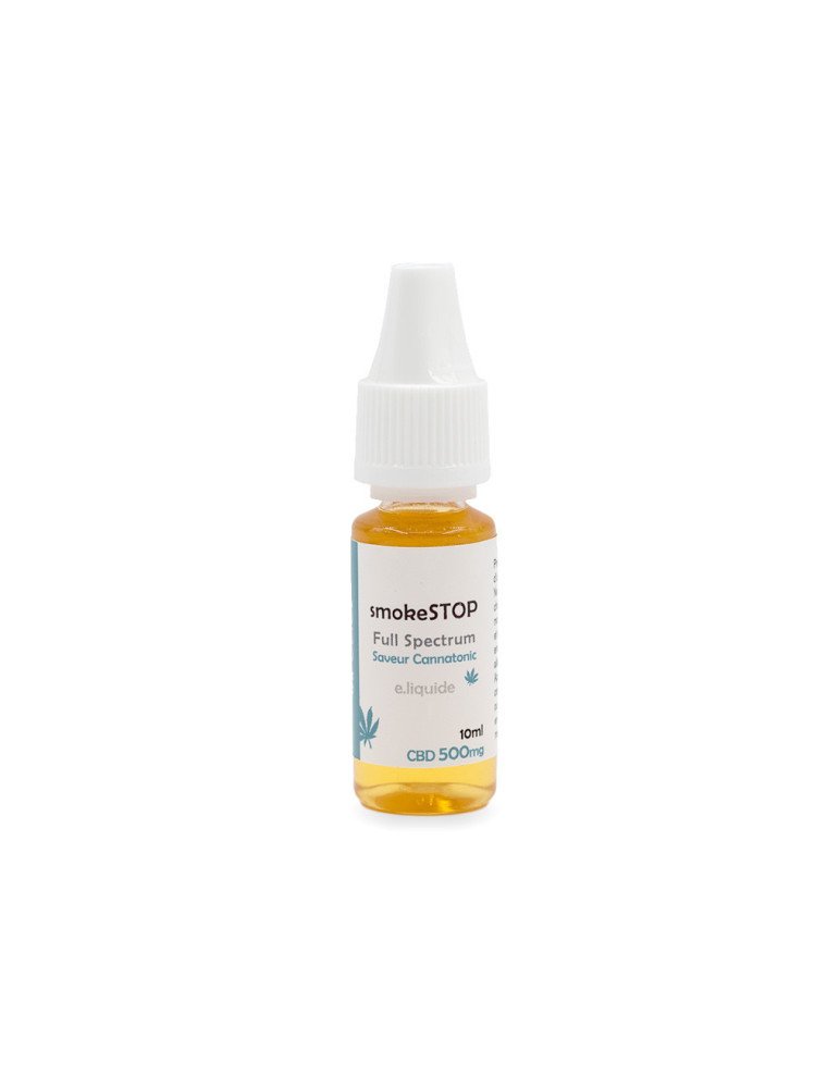 E-Liquide 500mg CBD - SmokeStop Cannatonic chez cbd.fr