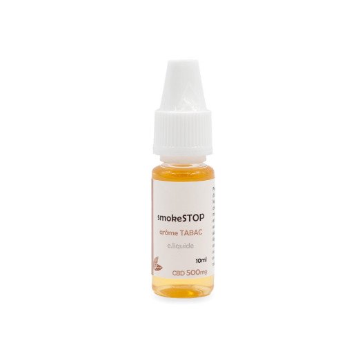 E-Liquide 500mg CBD - SmokeStop TABAC chez cbd.fr pas cher