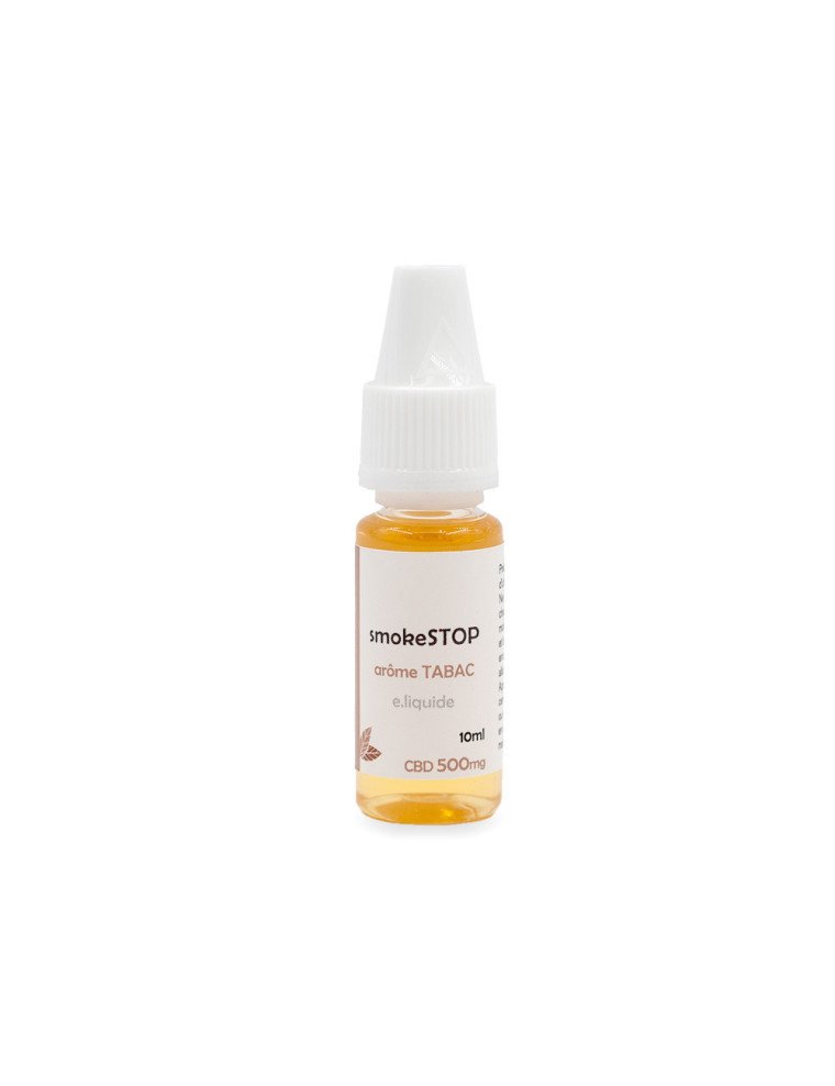 E-Liquide 500mg CBD - SmokeStop TABAC chez cbd.fr pas cher