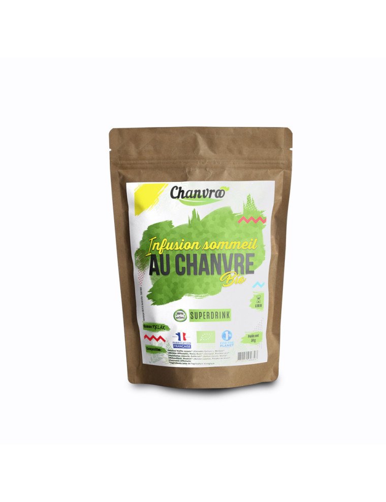 étiquette de votre tisane / infusion sommeil dodo de chanvre BIO