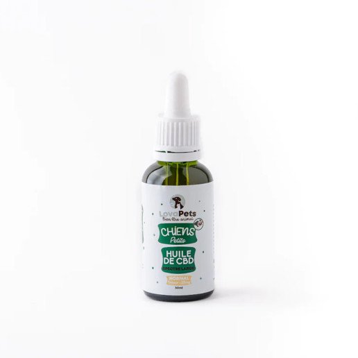 Huile de CBD Normal 25mg de CBD pour chiens de 1 à 5kg pas cher sur CBD.fr