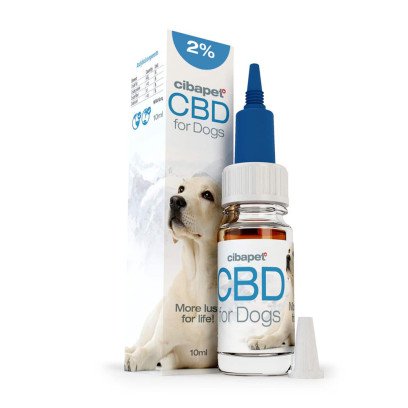 Huile de CBD 2% pour chiens - Cibdol (10ml)