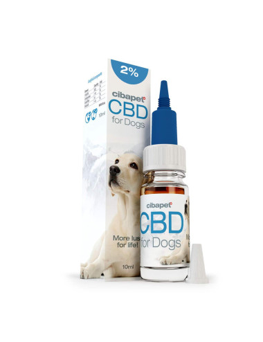 Huile de CBD 2% pour chiens - Cibdol (10ml)