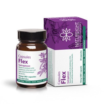 Capsules FLEX (30 gélules 300mg CBD) cannabidiol