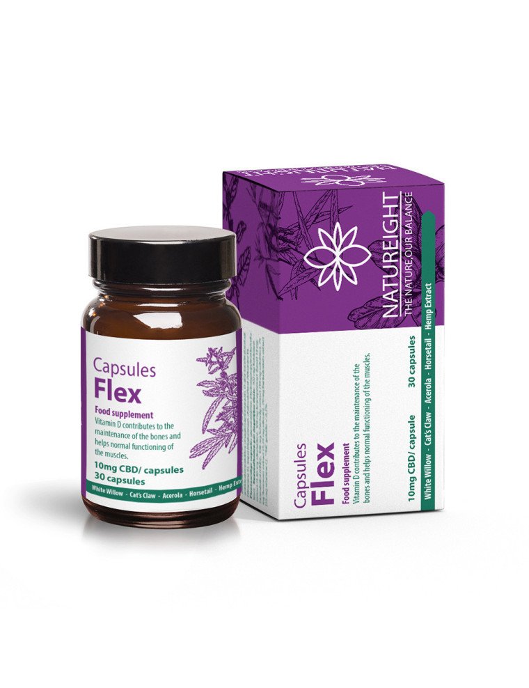 Capsules FLEX (30 gélules 300mg CBD) cannabidiol