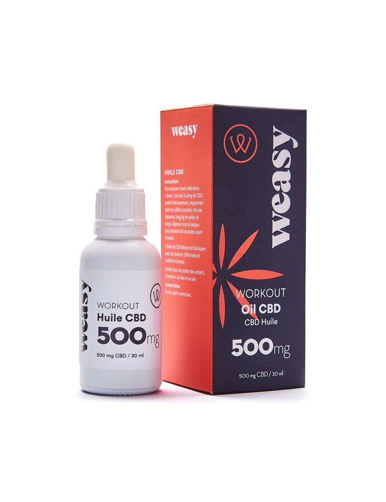 Huile sportive Workout - 30ml - pas cher sur CBD.fr