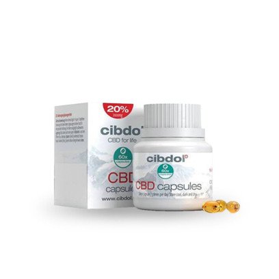 Gélules Cibdol CBD 20% (x60) garanti au meilleur prix en ligne sur CBD.fr