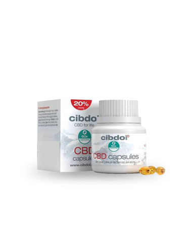 Gélules Cibdol CBD 20% (x60) garanti au meilleur prix en ligne sur CBD.fr