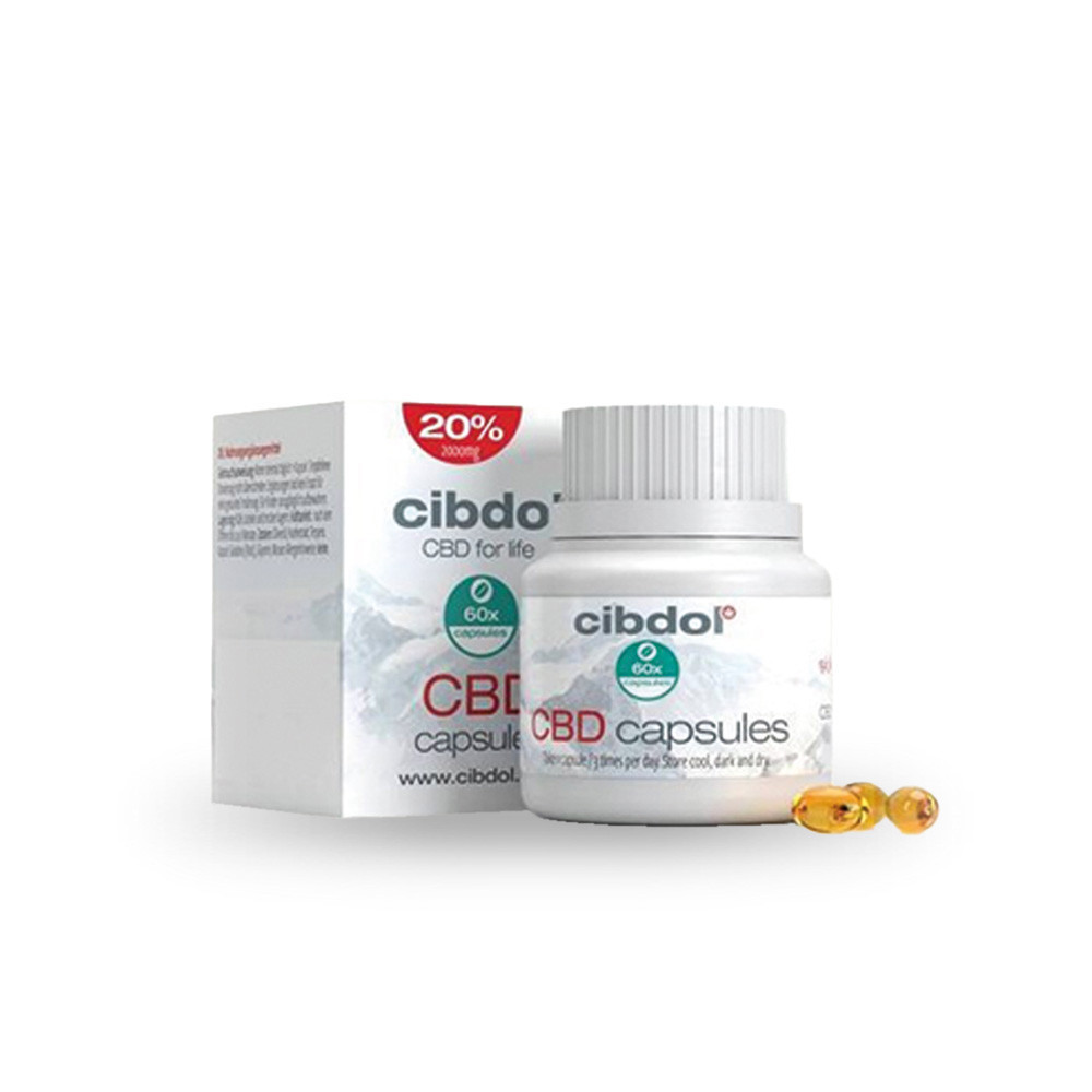 Gélules Cibdol CBD 20% (x60) garanti au meilleur prix en ligne sur CBD.fr Gélules Cibdol CBD 20% (x60) garanti au meilleur prix en ligne sur CBD.fr