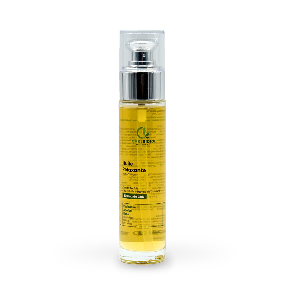 Huile CBD Relaxante 50 ml - Carebidiol Huile CBD Relaxante 50 ml - Carebidiol