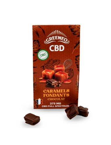 Caramels fondants au chocolat & au CBD