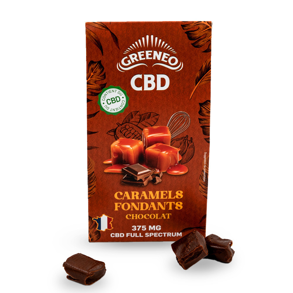 Caramels fondants au chocolat & au CBD Caramels fondants au chocolat & au CBD