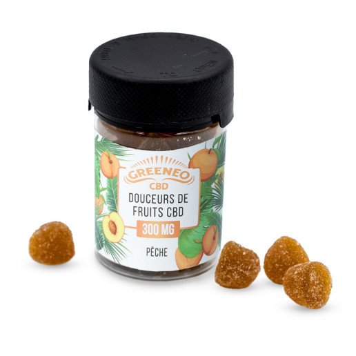 Bonbons Douceurs Pêches & CBD - 300mg