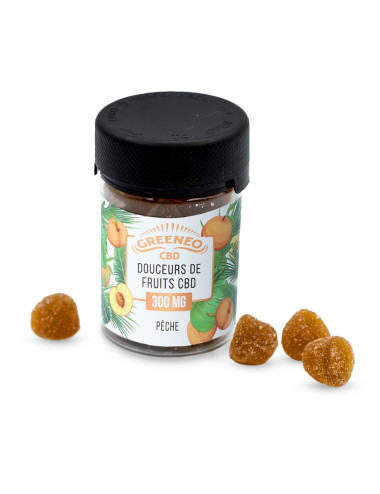 Bonbons Douceurs Pêches & CBD - 300mg