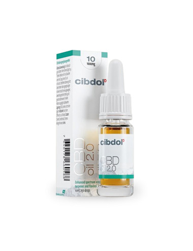 Huile de CBD 2.0 de Cibdol 10% soit 1000mg de CannaBiDiol