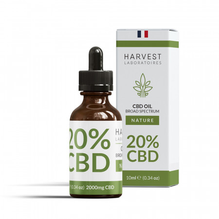Huile de CBD 20% Broad Spectrum Harvest Laboratoires 10ml