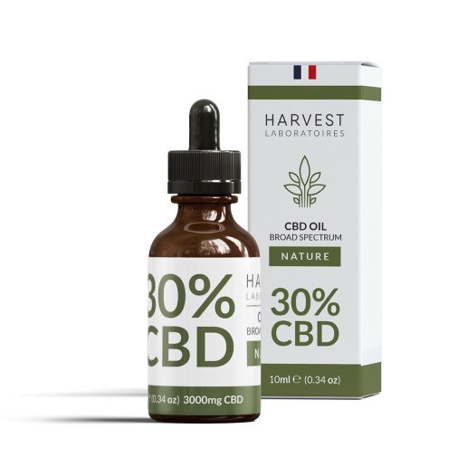 Huile de CBD 30% Broad Spectrum Harvest Laboratoires 10ml