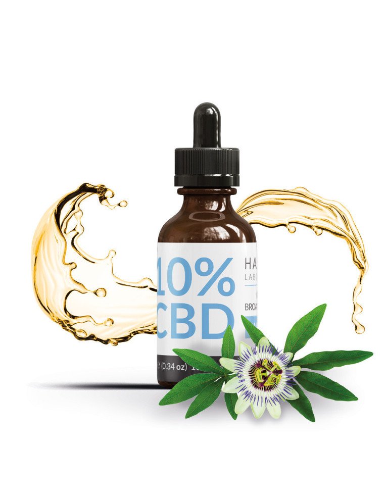 Huile de CBD 10% Broad Spectrum Passiflore Harvest Laboratoire