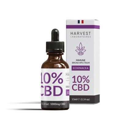 Huile de CBD 10% BroadSpectrum  Echinacea Harvest Laboratoires