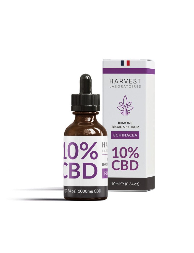 Huile de CBD 10% BroadSpectrum  Echinacea Harvest Laboratoires