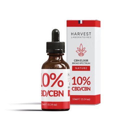 Huile de CBD + CBN 10% Broad Spectrum Harvest Laboratoires