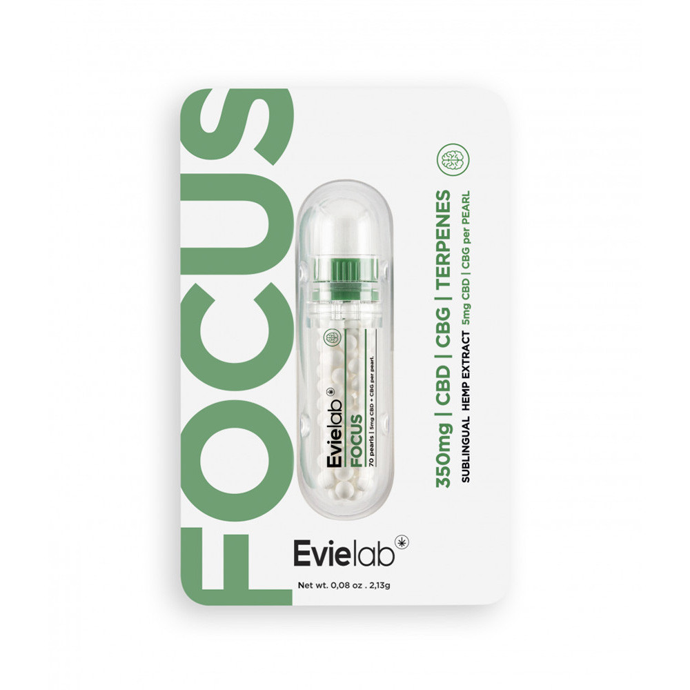 Gélules CBD - Micro perle CBD - Focus - Evilab - Evielab - 2 Gélules CBD - Micro perle CBD - Focus - Evilab - Evielab - 2