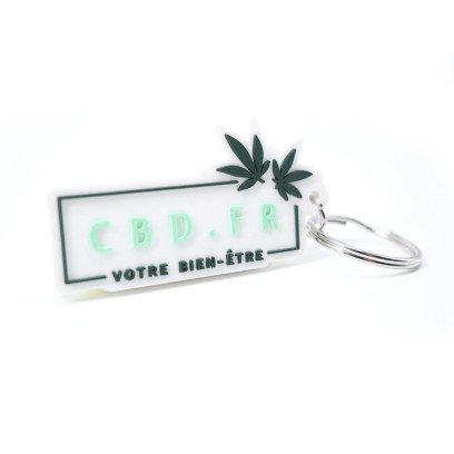 Porte-clés avec notre logo - CBD.fr