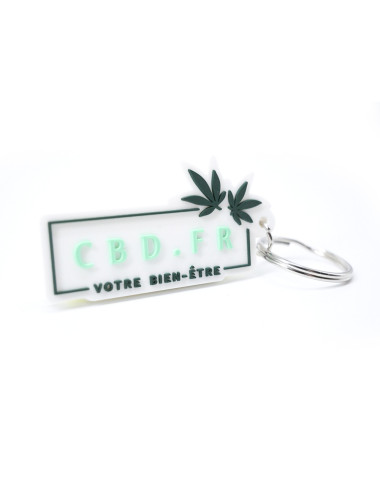 Porte-clés avec notre logo - CBD.fr