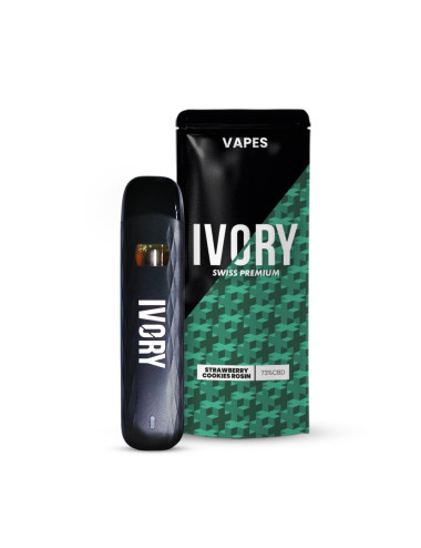Vape Strawberry Cookies, cigarette électronique au cbd Ivory
