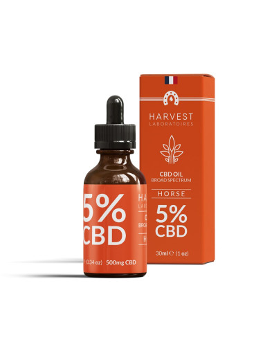 Huile de CBD Cheval 5% - Harvest Laboratoires