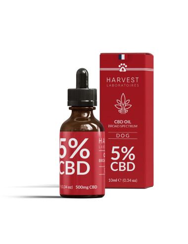 Huile de CBD Chien 5% - Harvest Laboratoires