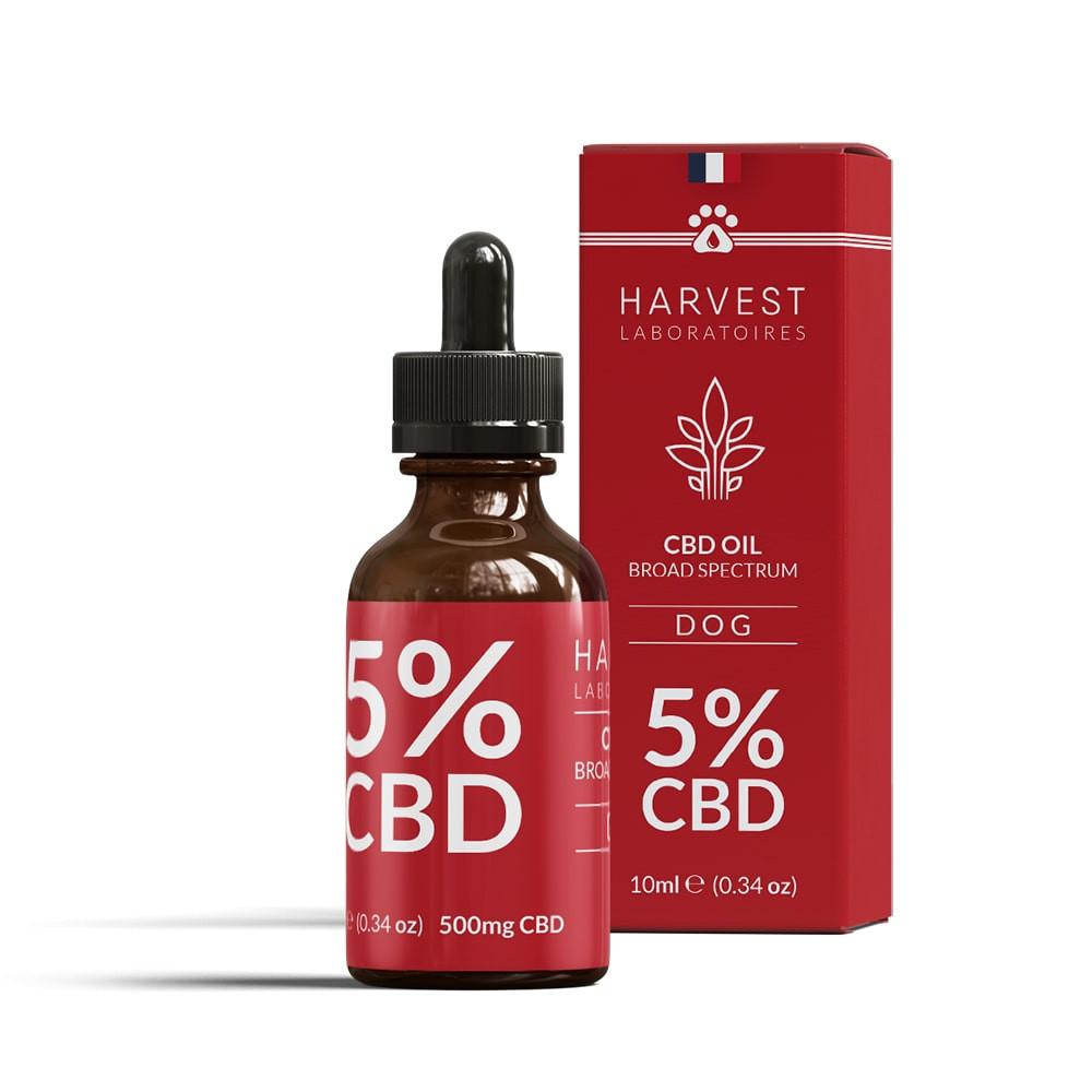 Huile de CBD Chien 5% - Harvest Laboratoires