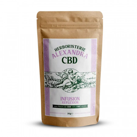 Infusion CBD réflexion bio - Herboristerie Alexandra Herboristerie Alexandra - 1-cbd