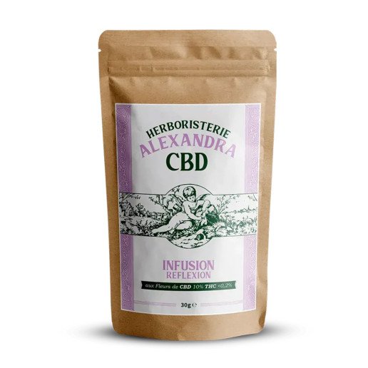 Infusion CBD réflexion bio - Herboristerie Alexandra Herboristerie Alexandra - 1-cbd