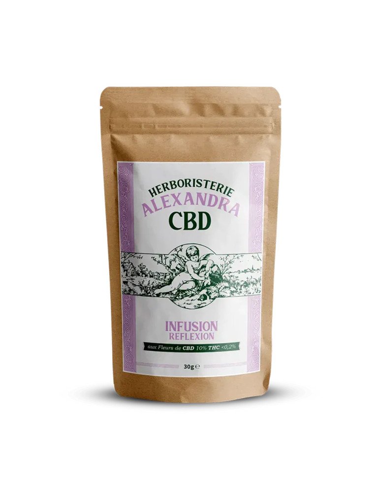 Infusion CBD réflexion bio - Herboristerie Alexandra Herboristerie Alexandra - 1-cbd