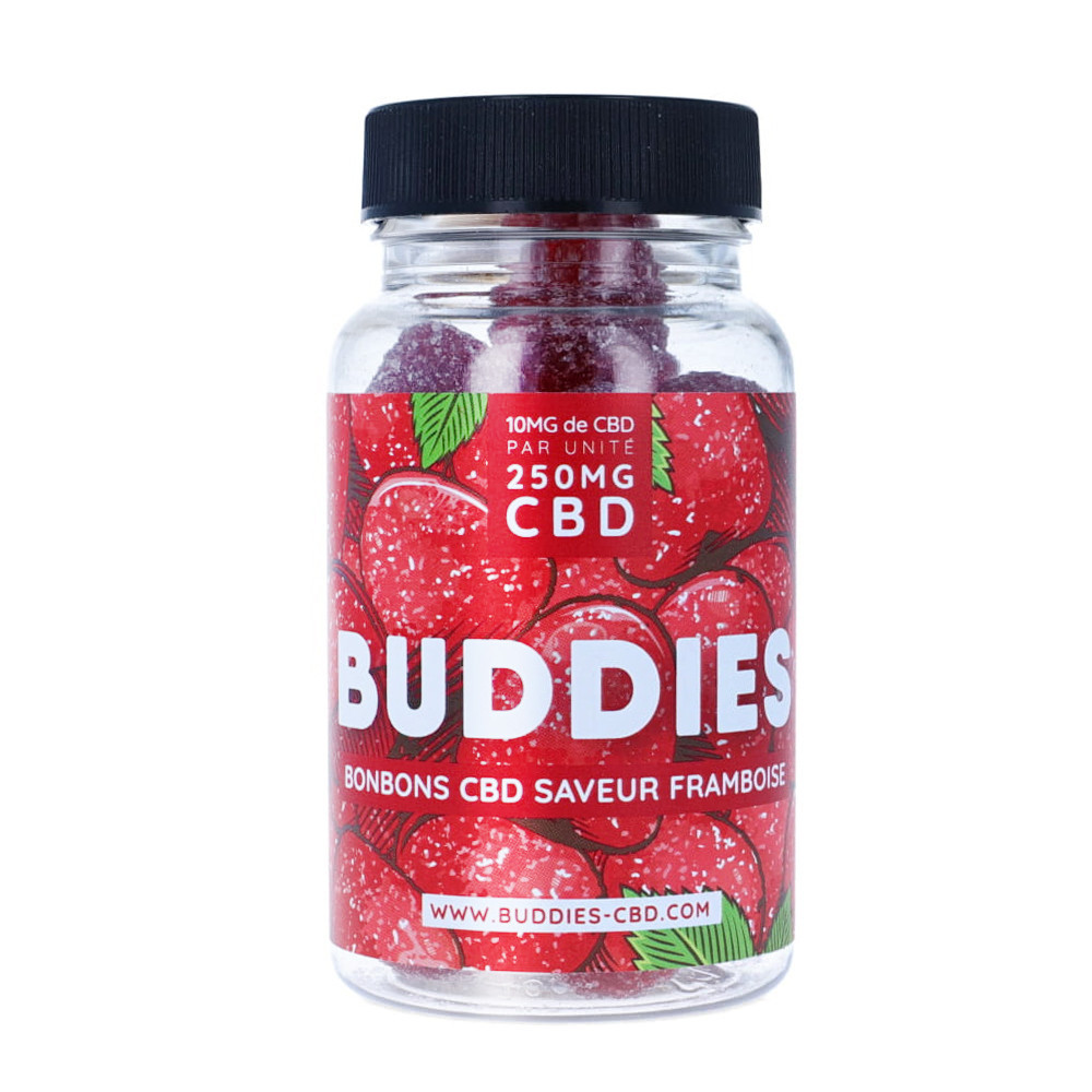 Bonbon CBD framboise Buddies