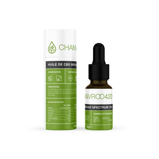 Huile de CBD 10% Chanvroo - France
