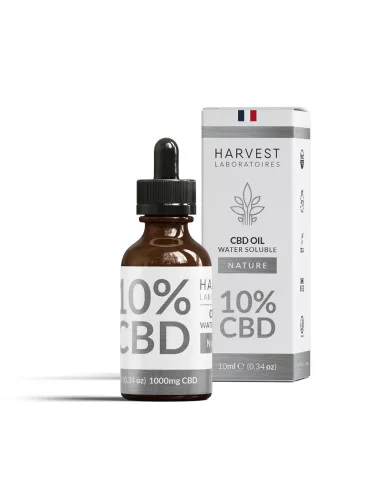 Huile de CBD 10% - Water soluble -  Harvest Laboratoires