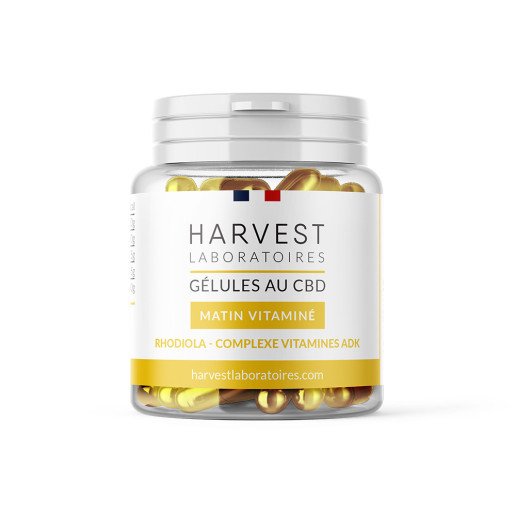 Gélules Matin Vitaminé 750mg CBD - Harvest Laboratoires