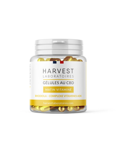Gélules Matin Vitaminé 750mg CBD - Harvest Laboratoires