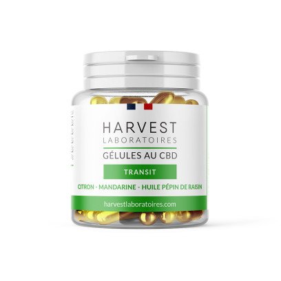 Gélules Transit 750mg CBD - Harvest Laboratoires