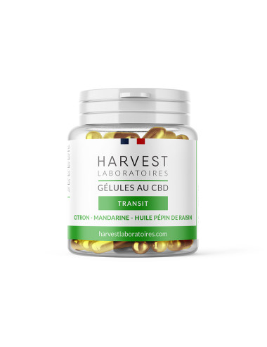 Gélules Transit 750mg CBD - Harvest Laboratoires