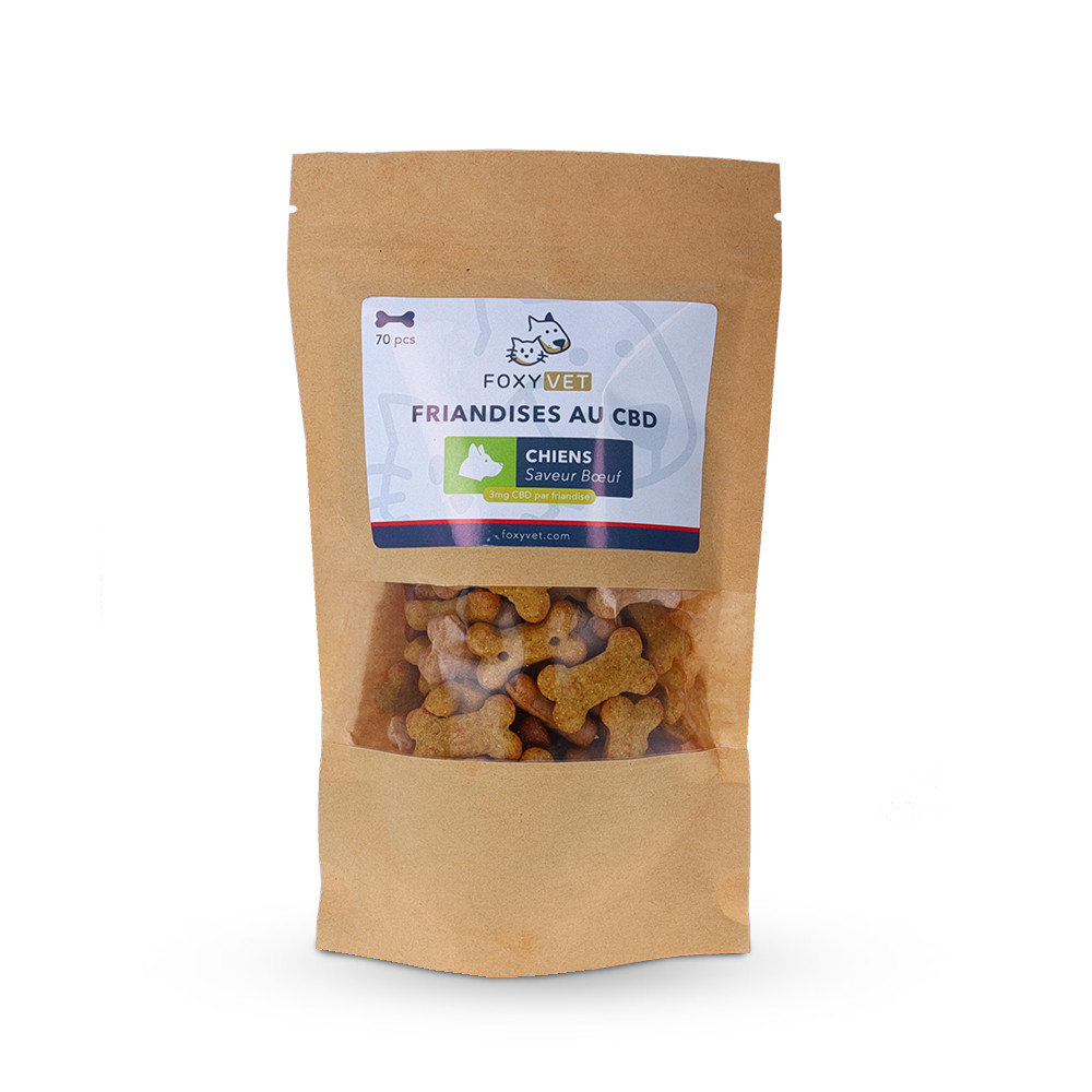 Friandise au CBD pour chien - Foxyvet