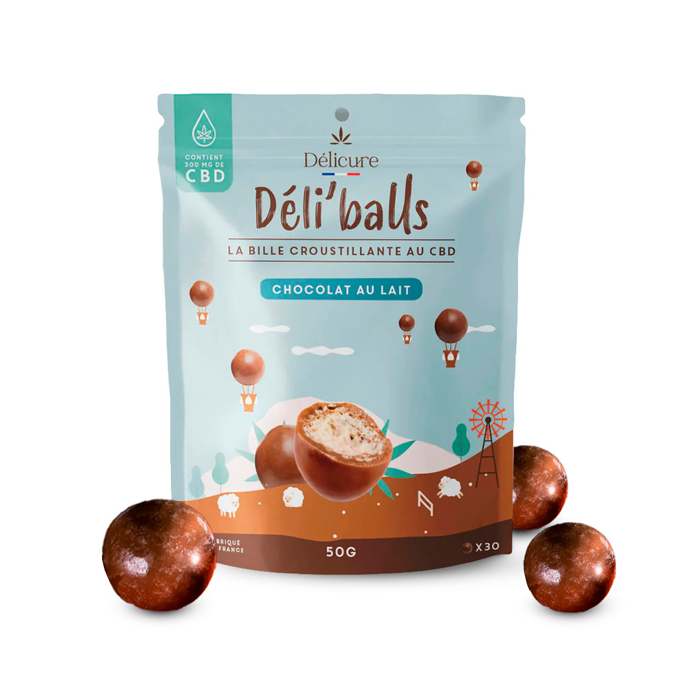 Délicure - Déli'balls au Chocolat au Lait au CBD